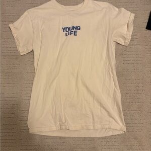 Cream Young Life T-Shirt